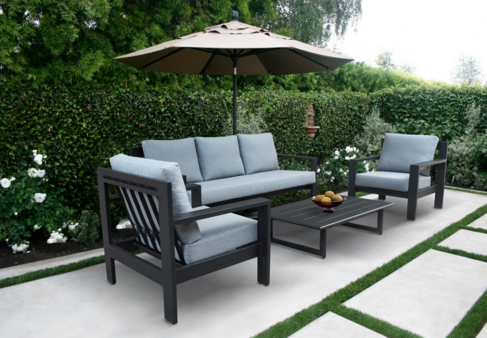 Factory outdoor garden Aluminium Sofa Set furniture
