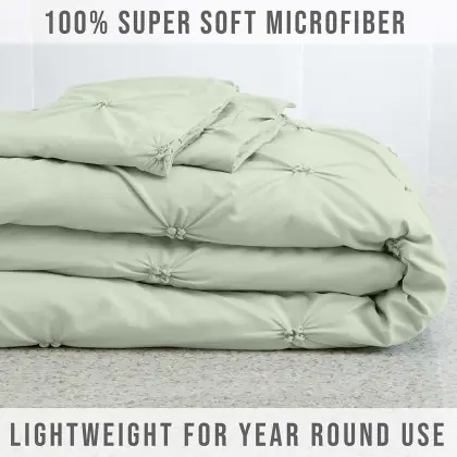 Acqua Pleated Pintuck Sheet Set