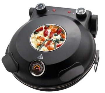 Forno a pizza elettrica da 1200 w ad alta potenza: perfetto per uso domestico e esterno-elettrodomestico da cucina da 12 pollici