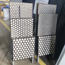 Impact resistant ceramic rubber composite liner for silo