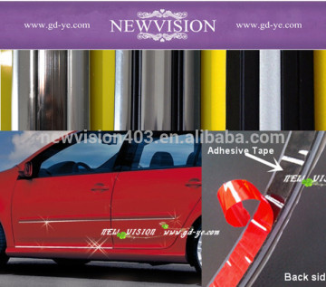 Chrome and Rubber High flexible car bumper guard