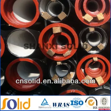 DN80/DN100/DN200/DN300/DN400/DN500/DN600/DN700/DN800/DN900/DN1000/DN1200 ductile iron pipe class k9