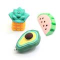 Hot koop Ananas Watermeloen Avocado Groente Vormige Leuke Hars Cabochon Plat Kralen Handgemaakte Craft Decor Kralen