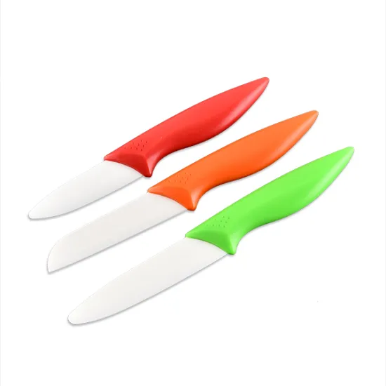 Advanced ceramic paring knife set 3 pieces