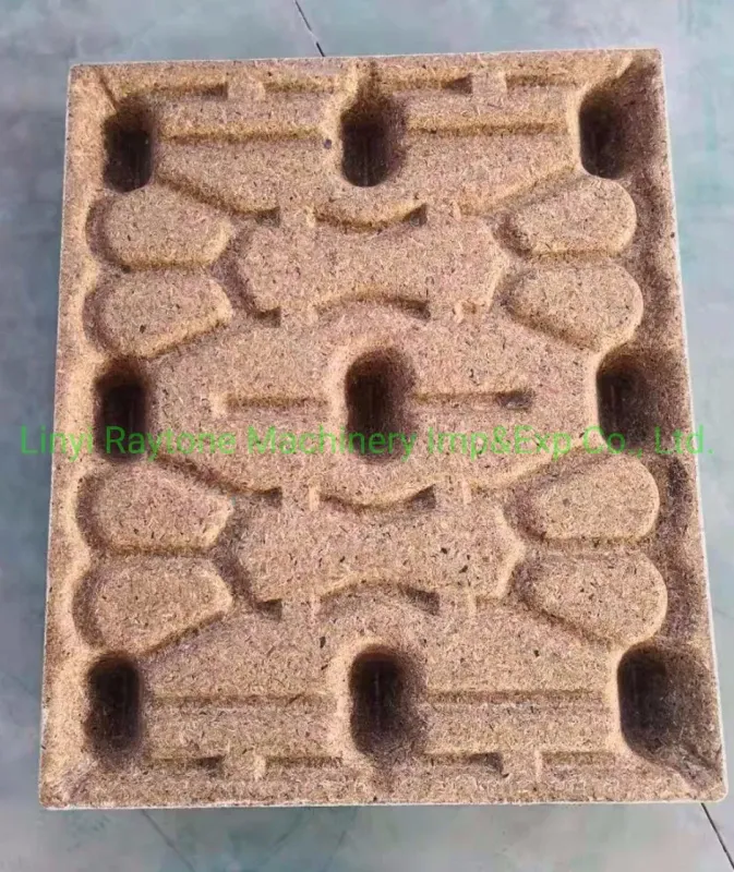 Free Fumigation High Pressure Compressed Moulding Wooden Pallet
