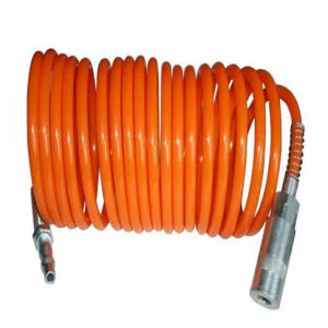 Factory Sale Spring Coil Air Hose PU Tube With English-style Quick Coupler