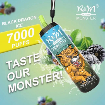 Distributeur Dubai Disposable Pod R&amp;M Monster 7000 Puffs