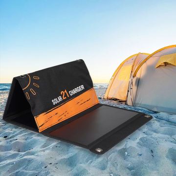 High Efficiency 40W-50W Solar Mobile Charger for Camping and Portable Power Stations