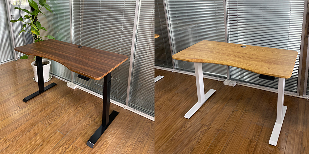 Curved adjustable Desk