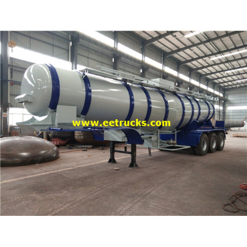 20000 Litres Tri-axle H2SO4 Transport Tanker Trailers