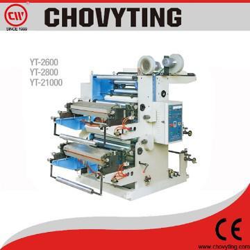 Flexographic plastic printing machine.