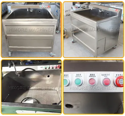 HIMORE Fruit Cleaning Machine Air Bubble Vegetable Washing Machine