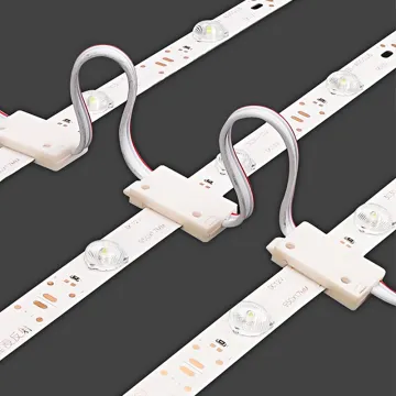 Factory Price 12V 3030 18 LED Diffuse Reflection Light Bar Strip with Lens