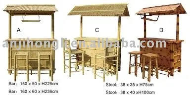 bamboo tiki bar for home furniture