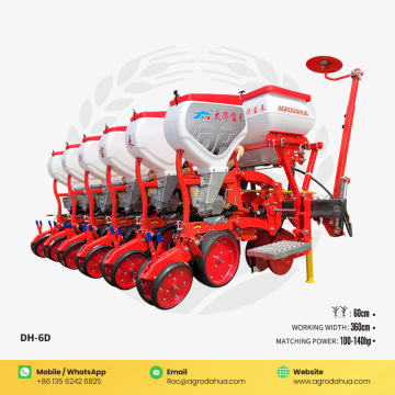 6-Row Pneumatic Precision Planter (60cm Equal Row Spacing)
