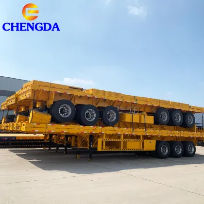 Chengda Fence Semi Trailers for Bulk Cargo and Livestock Transportation