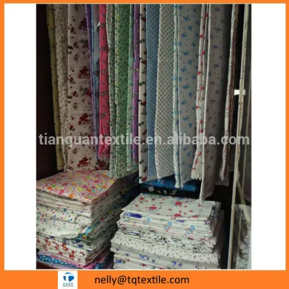 snuggle flannel fabric /100% cotton flannel fabric for baby bedding set