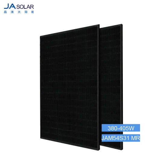 JA 2024 Hot Sale 108cells Full Black Solar Panels 380W-405W for Home Use