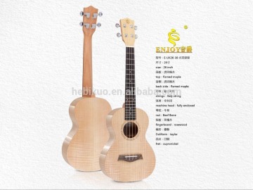 E-UK26-30 flamed maple 26 inch ukulele supplier