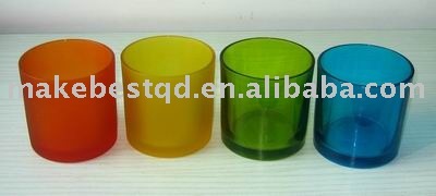 glass candle holder-8080