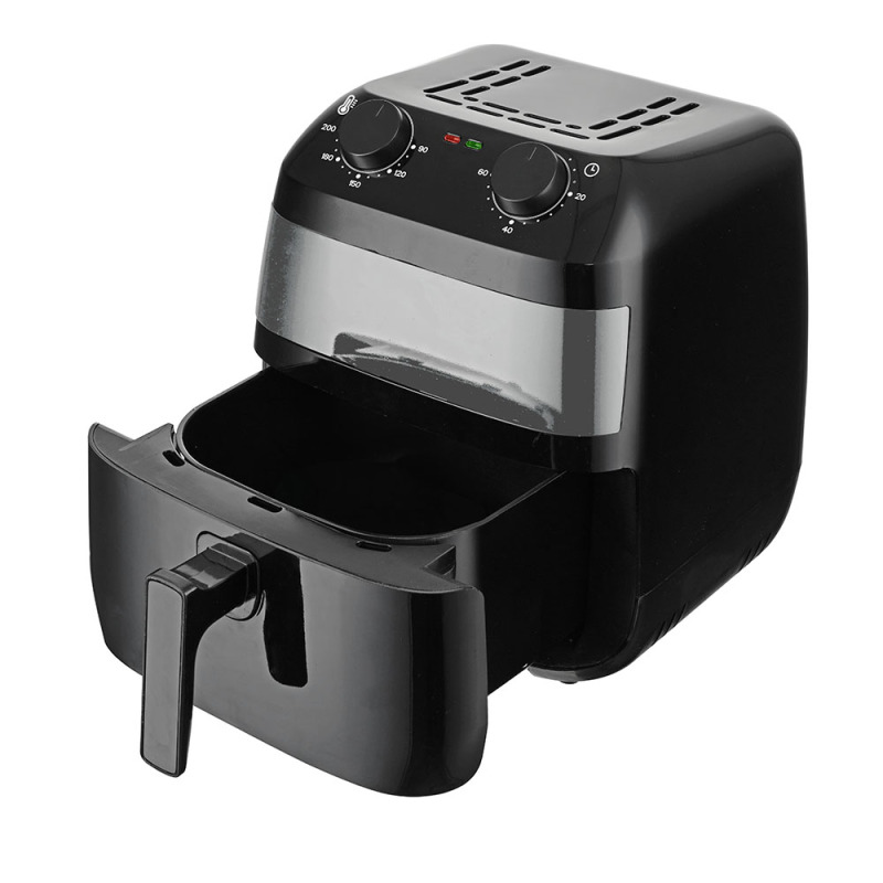 Low fat kitchen household appliances 3.5L oil free with window air fryers oven