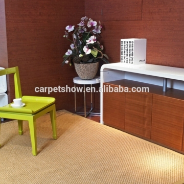 Customized latest luxury sisal carpet latex backing