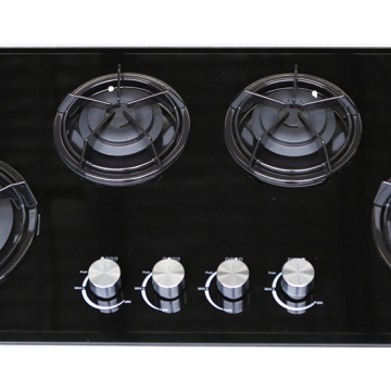 4 Gas Stove with Glass Top