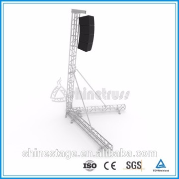 high loading capacity customised sound hanging speaker tower truss for line array
