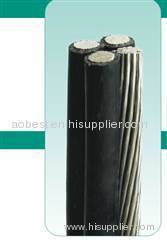 Abc Aerial Bundle Cable 4core Twisted Quadruplex Cable Astm 