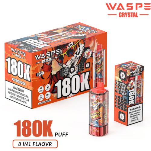 Waspe 180k 180000 Puffs Disposable Vape With Screen