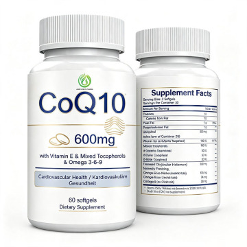 CoQ10 600mg Viên nang mềm có Vitamin E &amp; Omega 3-6-9