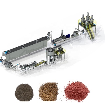 Automatic Fish Feed Production Line: Floating Fish Feed Pellet Making Machine