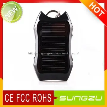 Shenzhen  Manufacturer 2013 New Product Keychain Solar Battery Charger