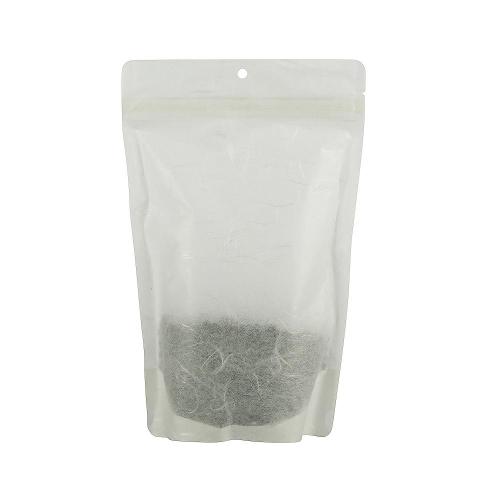 Sac de nourriture de riz biodégradable transparent ziplock