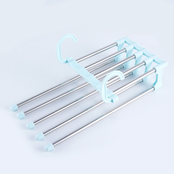 Space-Saving Metal Non-Slip Trouser Hanger for Jeans and Scarves