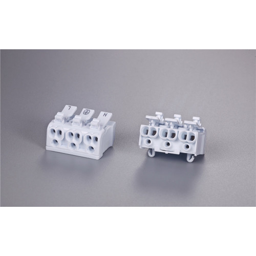 3 pins quick connector push-in fast wire connectors