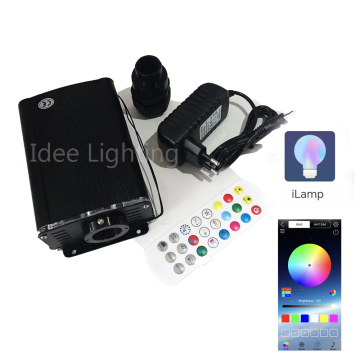 APP Controlled RF Remote RGBW Twinkle LED Fiber Optic Light Engine