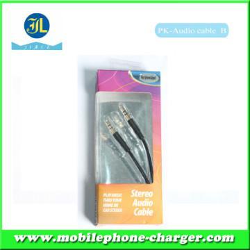Self supporting communication audio cable