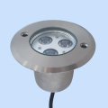 IP68 304SS 3Watt 100*100mm Underwater Buried light