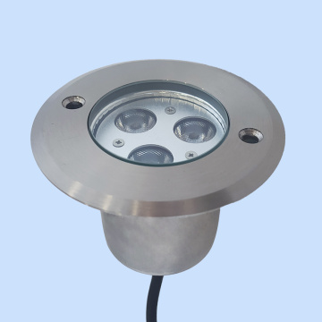 IP68 304SS 3watt 100*100 mm unter Wasser begrabenes Licht