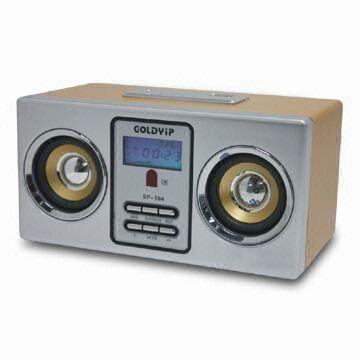 Music Box with 5V DC Internal Lithium Battery with USB Charge and SD/MMC Card Slot