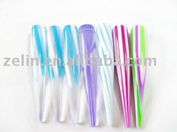 fashion clear UV acrylic ear plug piercing jewelry