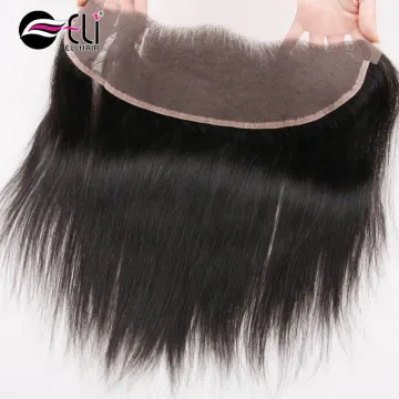 Eli 13x4 Nature lace closure, Brazilian Hair closure,Lace Frontal Silk Base Closure