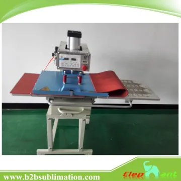 Big size heat press pneumatic sublimation transfer machine