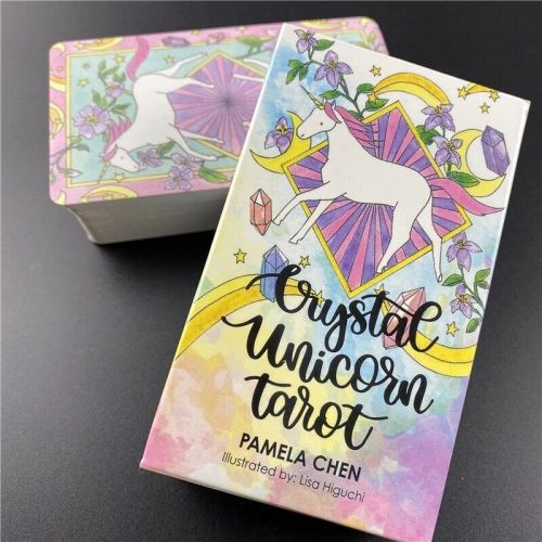 Tarot Cards English Version 78 Unicorn Oracle Deck Card Supplier