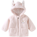 Manteau en fausse fourrure bébé fille à capuche Sweet