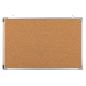 Aluminum Frame Corkboard with Cork Sheet Surface for Wall Messages