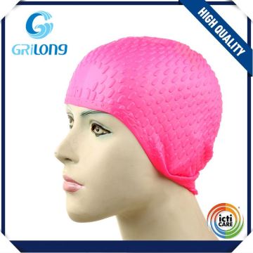 Newest sale OEM design water proof swimming caps wholesale