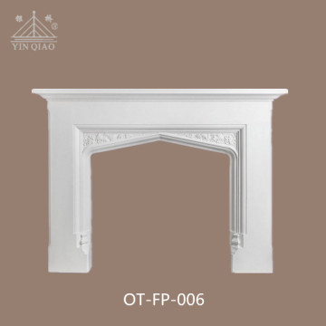Manufactory of hand crafts decorative gypsum fire surrounds OT-FP-006