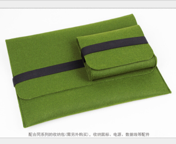 multifunction felt data poket laptop bag pad bag file bag set of 2 travel organizer bag set